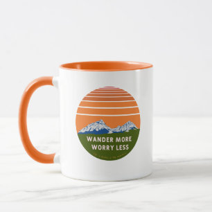 Wandere mehr, sorge dich weniger tasse