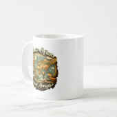 Wandere oft, staune immer kaffeetasse (Vorderseite Links)
