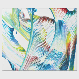 Wanderer 1 Buntes abstraktes Geschenkpapier
