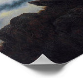 Wanderer Above the Sea of Fog – Friedrich Poster (Ecke)