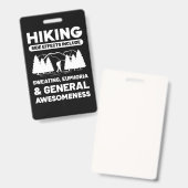 Wanderer als General Awesomeness Ausweis (Front & Back)