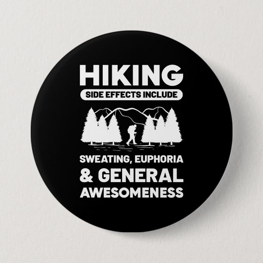 Wanderer als General Awesomeness Button (Vorderseite)