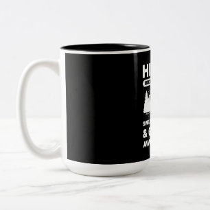 Wanderer als General Awesomeness Zweifarbige Tasse