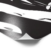 Wanderer auf der Swinging Bridge in Yosemite WPA Fotodruck (Ecke)