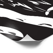 Wanderer auf der Swinging Bridge in Yosemite WPA Poster (Ecke)