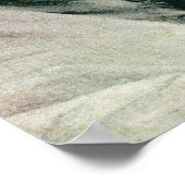 Wanderer auf Muir Glacier, AlaskaMuir Glacier, AK Poster (Ecke)