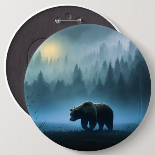 Wanderer-Bärenschaltfläche Button (Vorne & Hinten)