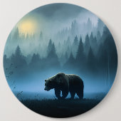 Wanderer-Bärenschaltfläche Button (Vorderseite)