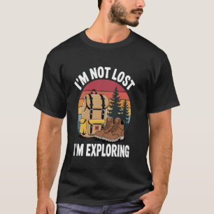 Wanderer Bergsteiger Rucksacktour Camping Wandern T-Shirt