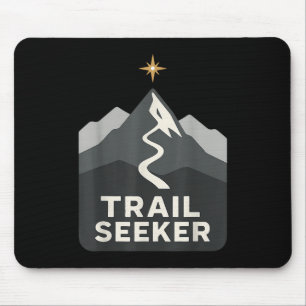 Wanderer Bergwandern für Naturliebhaber  Mousepad