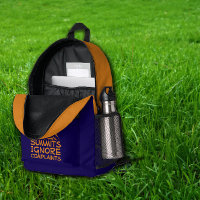 Wanderer Camping Humor blau orange