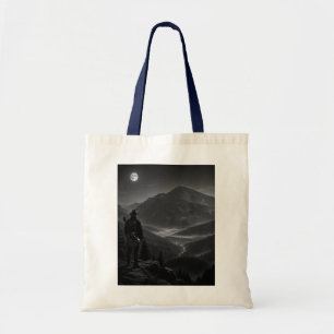 Wanderer Collection WO08 – Berg im Mondlicht Tragetasche