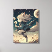 Wanderer der Nacht Leinwanddruck (Vorderseite)