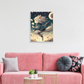 Wanderer der Nacht Leinwanddruck (Insitu (Wohnzimmer))