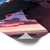 Wanderer der Sterne - Epic Anime Space Poster (Ecke)