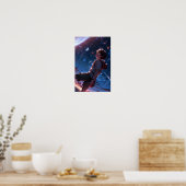 Wanderer der Sterne - Epic Anime Space Poster (Küche)