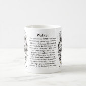 Wanderer-Familien-Wappen Tasse (Mittel)
