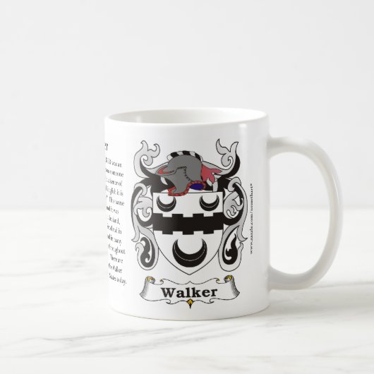 Wanderer-Familien-Wappen Tasse (Rechts)
