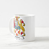 Wanderer-Familienwappen Kaffeetasse (Vorderseite Links)