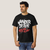 Wanderer fragen sich oft immer T-Shirt (Vorne ganz)