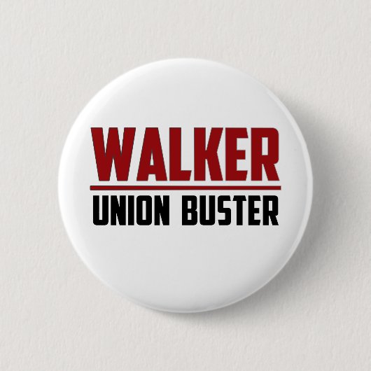 Wanderer - Gewerkschafts-Kerl Button (Vorderseite)