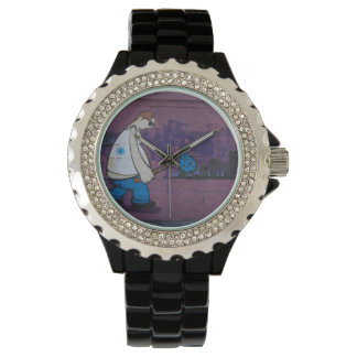 Wanderer Graffiti Armbanduhr