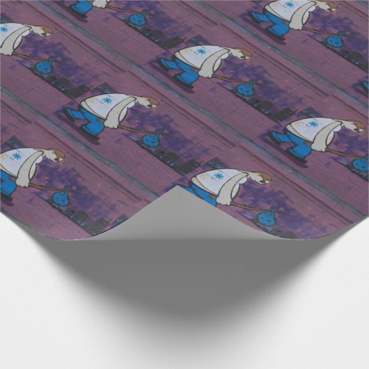 Wanderer Graffiti Geschenkpapier (Ecke)