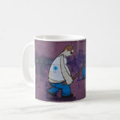 Wanderer Graffiti Kaffeetasse (Vorderseite Links)