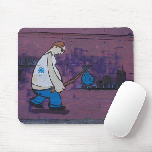 Wanderer Graffiti Mousepad (Mit Mouse)