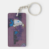 Wanderer Graffiti Schlüsselanhänger (Rückseite)