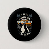 Wanderer haben nicht klettersteigen Berg Kilim Button (Vorderseite)