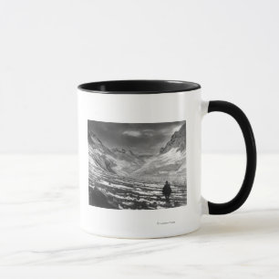 Wanderer im Aconcagua-Tal im Chili Photograp Tasse