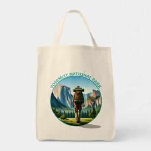 Wanderer im Yosemite Nationalpark Tragetasche