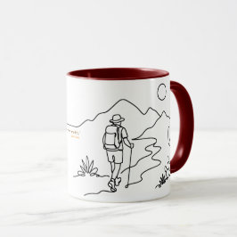 Wanderer in der Wüsten-Tasse mit John Muir-Zitat Tasse
