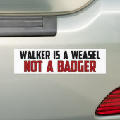Wanderer ist ein Weasel Autoaufkleber (Auf Auto)