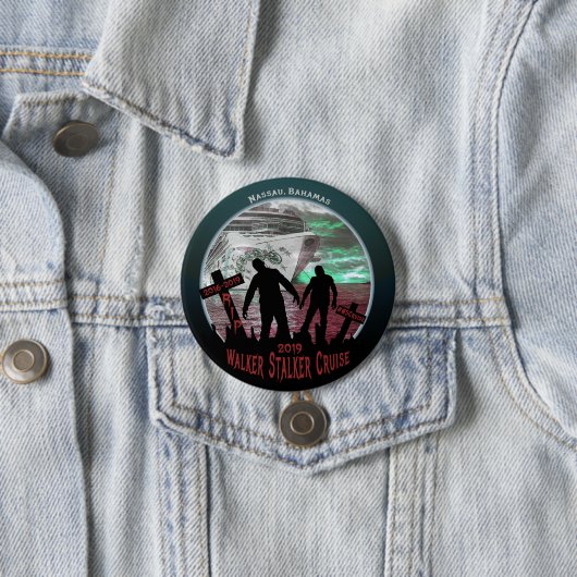 Wanderer-Jägers-Kreuzfahrtknopf Button (Beispiel)