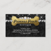 Wanderer-Knochen-Gold Prinzessin-Pooch Dog Care Visitenkarte (Vorderseite)