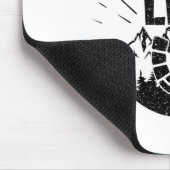 Wanderer Lech Vorarlberg Österreich Urlaub  Mousepad (Ecke)