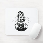 Wanderer Lech Vorarlberg Österreich Urlaub  Mousepad (Mit Mouse)