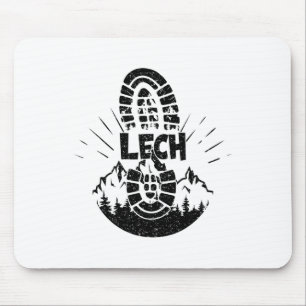 Wanderer Lech Vorarlberg Österreich Urlaub Mousepad