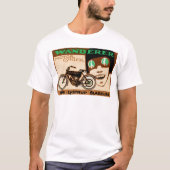 Wanderer-Motorrad-Plakat 1910 T-Shirt (Vorderseite)