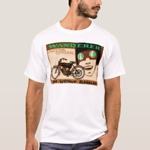 Wanderer-Motorrad-Plakat 1910 T-Shirt