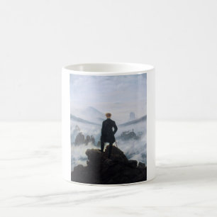 Wanderer oberhalb des Nebelmeers (von C.D. Friedri Kaffeetasse