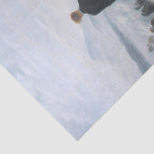 Wanderer oberhalb des Nebelmeers (von C.D. Friedri Seidenpapier (Ausschnitt)