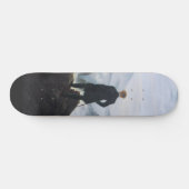 Wanderer oberhalb des Nebelmeers (von C.D. Friedri Skateboard (Horizontal)
