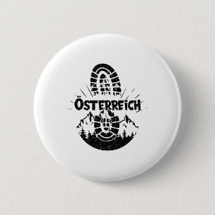 Wanderer Österreich Wandern Österreich Urlaub Button