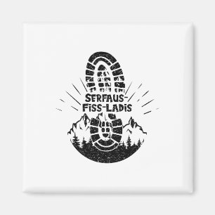 Wanderer Serfaus-fiss-ladis Tirol Wandern Österrei Magnet