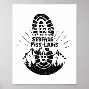 Wanderer Serfaus-fiss-ladis Tirol Wandern Österrei Poster