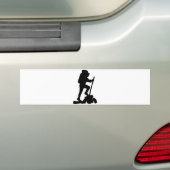 Wanderer-Silhouette-Emblem-grafischer Autoaufkleber (Auf Auto)