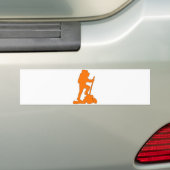 Wanderer-Silhouette-Emblem-grafischer Autoaufkleber (Auf Auto)